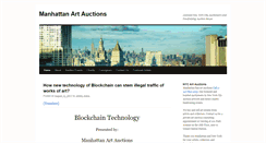 Desktop Screenshot of manhattanartauctions.com